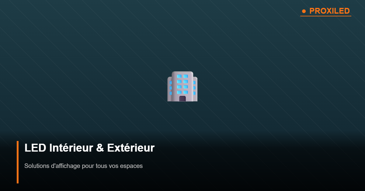 LED intérieur extérieur Proxiled