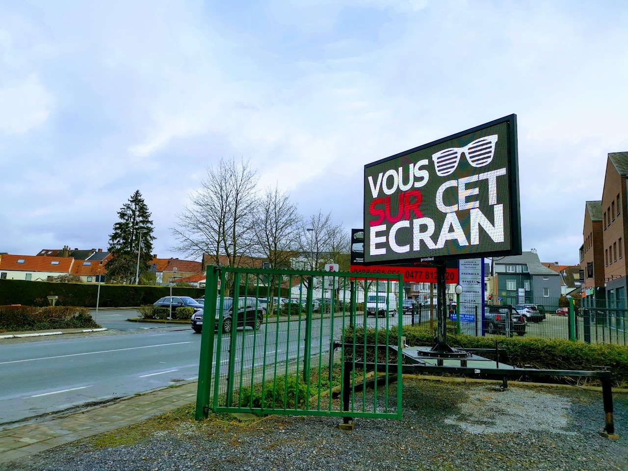 Écran LED Proxiled en régie bord de route