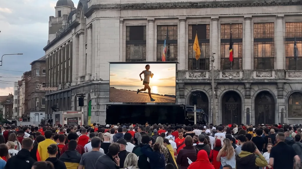 Situation réelle — Camion LED 30m² Foot.webp